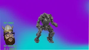 AXM-2N Axman Alternate Mech Model For Battletech 6mm-10mm-15mm - Picture 1 of 1
