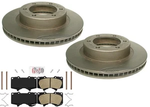 Off Road Disc Brake Rotors Pads Hardware Fits Toyota Tacoma 2005-2022 4x4 6 Lug - Picture 1 of 7