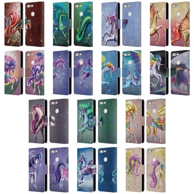 OFFICIAL ROSE KHAN UNICORNS LEATHER BOOK WALLET CASE COVER FOR GOOGLE PHONES - Image 1 of 4