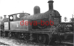 Railway Photo LMS 2P 50646 Badnall Wharf L&YR Aspinall 1008 Class 2-4-2T Loco - Foto 1 di 1