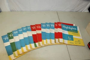 Vintage Highlights Children's Magazine Lot of 14 Issues 1960's - Foto 1 di 9