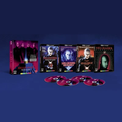 Hellraiser Tetralogy Limited Edition [18] 4K UHD Box Set - Image 1 of 3