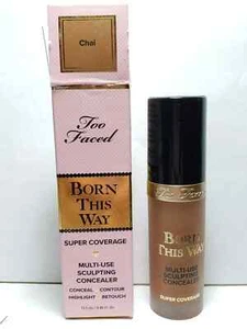 Too Faced Born This Way Super Coverage Multi-Use Longwear Concealer Chai - Picture 1 of 6