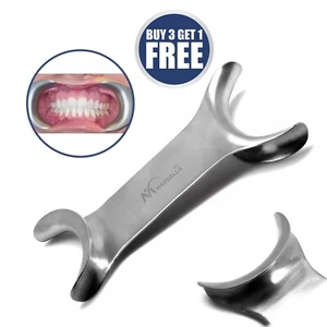 Dental Cheek / Lip Mouth Openers Retractors Lab Surgical Instruments Stainless - Picture 1 of 3