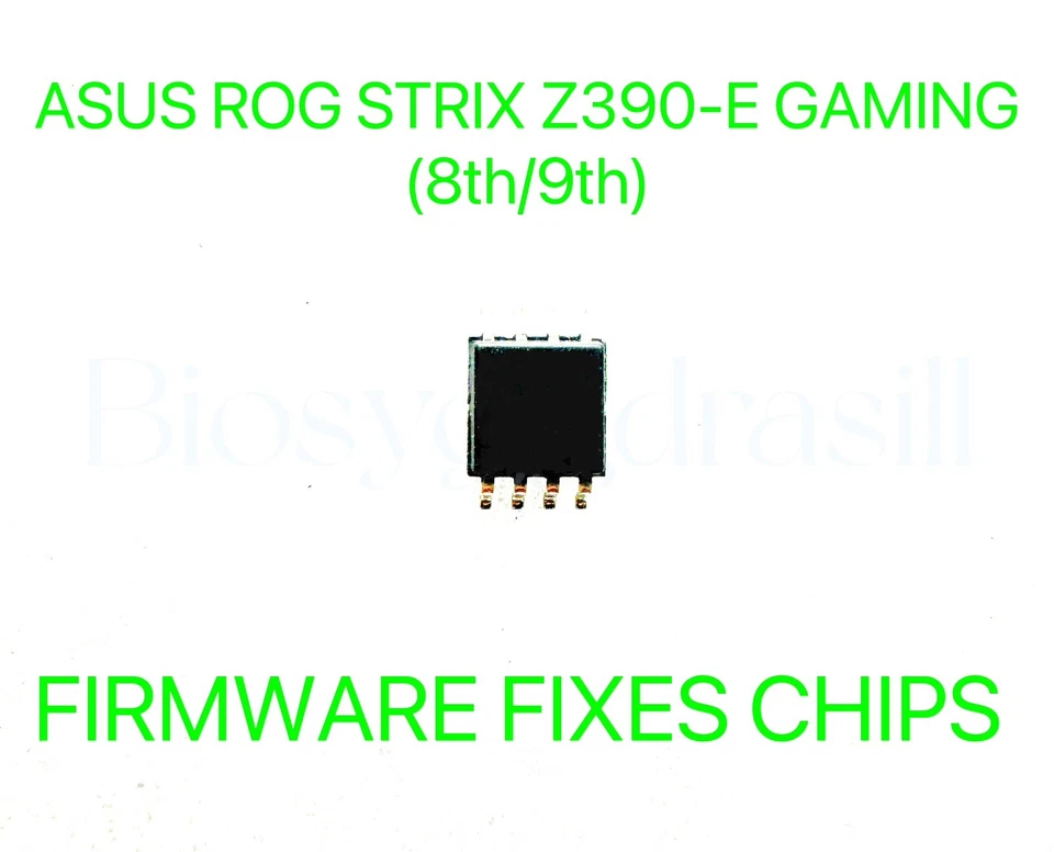 ASUS ROG STRIX Z390-E GAMING, ADMIN SIN CONTRASEÑA FIRMWARE CORRECCIONES CHIP BIOS CHIP Foto 1 de 1