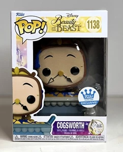 Funko POP! Disney La Bella y la Bestia Cogsworth #1138 Funko Exclusivo - Imagen 1 de 3