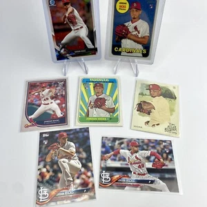 Lote de 7 tarjetas - Jordan Hicks - 18 Topps Heritage #THC-620 cromo #/999, Bowman RC + - Imagen 1 de 7