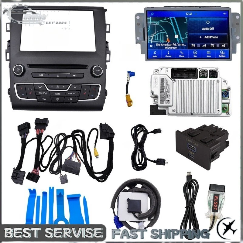 FORD Fusion/Mendeo 2013-2019 4" SYNC1 TO SYNC3 8" UPGRADE KITS CONVERSION OEM - Image 1 of 3
