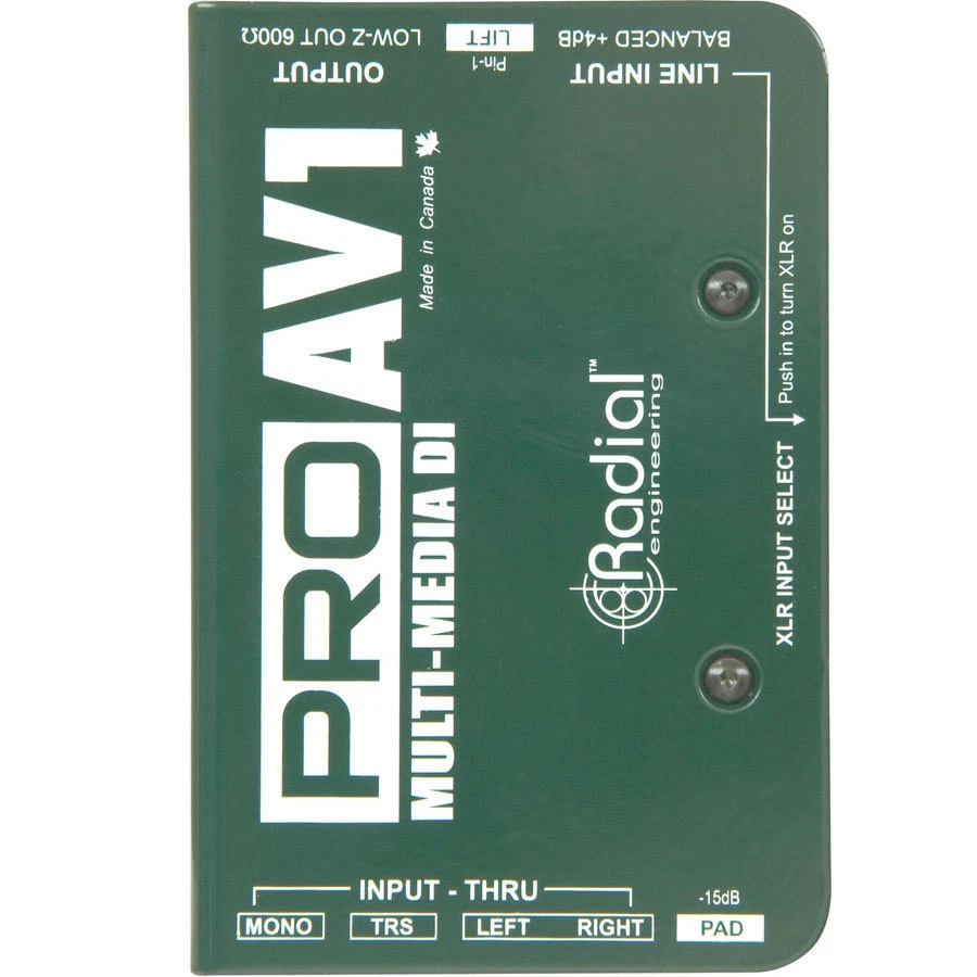 Radial ProAVI Single Channel Direct Box, New! - Image 1 of 1