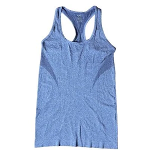 RYKÄ Damen-Trainingstanktop Größe Medium meliert blau Racerback Activewear - Bild 1 von 5