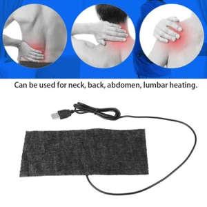 1PCS Carbon Fiber Heating Pad USB Heating Film Heat Mat Warm Mouse Pad 20x10cm - Bild 1 von 11