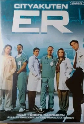 ER SEASON 1 DVD NEW NOT SEALED SWEDISH IMPORT UK COMPATIBLE #YOD - Image 1 of 3