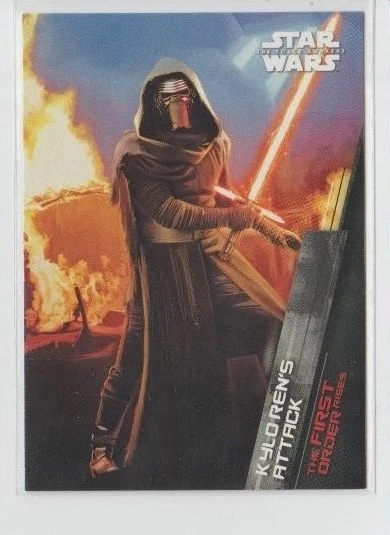 Star Wars The Force Awakens Series 1 First Order Rises Trading Card FO-1  - Image 1 of 1