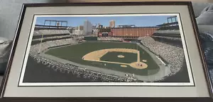 Camden Yards Matinee litografia 163/600 18” X 33” 1994 Tom Kolendra spedizione gratuita - Foto 1 di 8