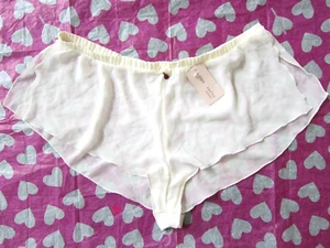 VINTAGE Gilligan & O'Malley Intimates FLUTTER CHIFFON SHEER TAP SILKY PANTY L - Picture 1 of 4
