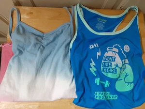 Tek Gear & SO Girls Tank Tops Size XL (14-16)    NEW WITH TAGS - Picture 1 of 5