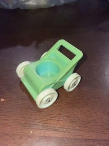 Vintage Fisher Price Little Family Nursery Green Stroller 1972 Vintage - Picture 1 of 6