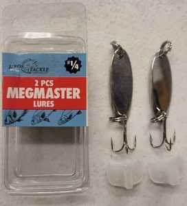 JEROS TACKLE Megmaster  1/4 Ounce Weighted Lures With Treble Hooks Pack Of 2 - Picture 1 of 1