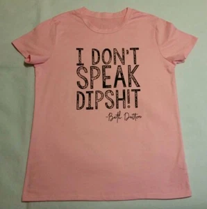 Ladies Fun Pink T Shirt Size Large - Picture 1 of 5