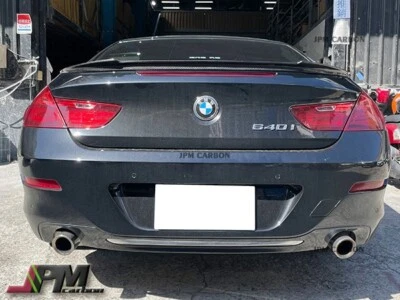 For BMW F06 640i 650i M6 Gran Coupe Carbon Fiber V Style Trunk Wing Spoiler - Image 1 of 3