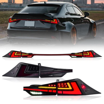 LED Tail Lights w/ Trunk Lamp For Lexus IS250 300 350 500 ISF 200t 2014-2020 Foto 1 de 4