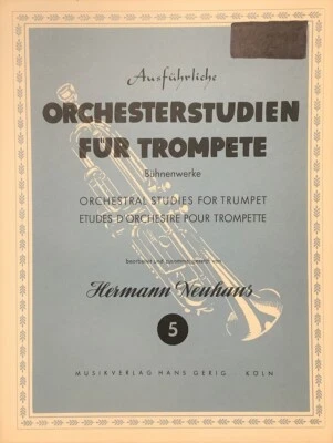 Orchestral Studies for Trumpet - Book 5 / Stage Works - Hermann Neuhaus - Image 1 of 4