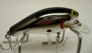 Vintage Angelköder Bagley Killer B2 Flash schwarz auf silber sehr sauber - Bild 1 von 4