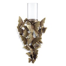 SPI Aluminum Butterfly Wall Sconce Set of 2