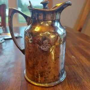 CPR Vintage Super Stronglas Thermos Brand Made In Canada Silver Plated Glass - Picture 1 of 8
