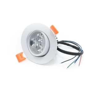 Faretto led rgb 5w 12v incasso orientabile cromoterapia dmx spot sincronizzabile - Imagen 1 de 5