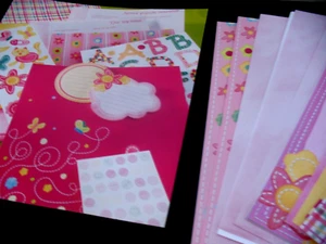 Creative Memories Album Kit Perfect Fit Once Upon A Baby Girl Bright - Picture 1 of 10