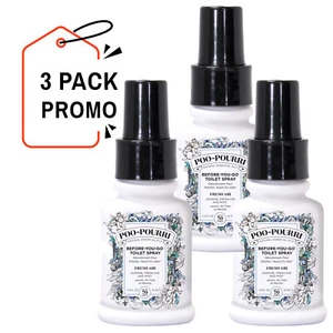 Confezione da 3 Poo-Pourri Spray WC Aria Fresca, 41 ml. ciascuno, spray elimina odori - Foto 1 di 4