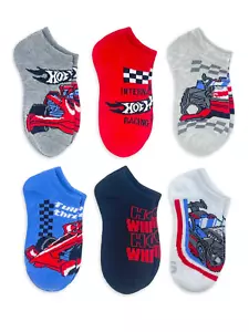 KIDS GRAPHIC ANKLE SOCKS 6-Pack Marvel Minecraft Pokemon Sonic Spiderman Mario - Picture 1 of 19