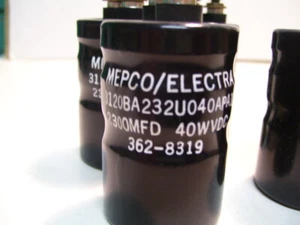 NEU 4 STÜCK MEPCO ELECTRA 3120BA232U040APA1 KONDENSATOR 2300UF 40WVDC P3667 - Bild 1 von 2