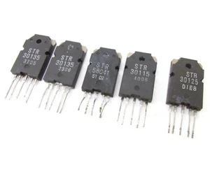 5-Pcs USED (STR30115; 30125; 30135; 58041) Sanken Regulators - Picture 1 of 3