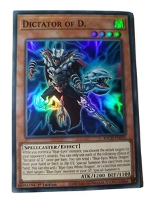 Yu-Gi-Oh! JCC Dictator of D. Battle of Chaos BACH-EN005 1a Edición Súper Raro - Imagen 1 de 3