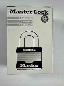 MASTER LOCK 3KA Padlock, 5/8 in,Rectangle, Silver Key #3225 - Picture 1 of 6