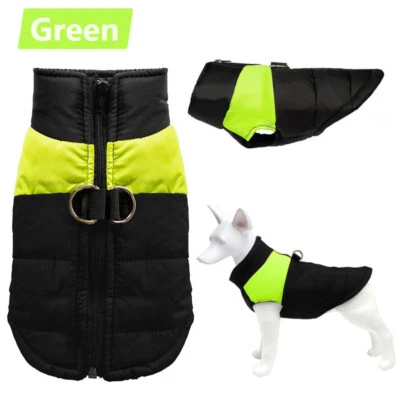 Pet Dog Vest Jacket Warm Waterproof Clothes Winter Padded Coat Small/Large NEW - Image 1 of 4