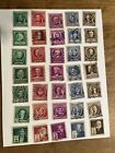 US Stamps SC 859-893, Used With 3 MH, and 893 MNH. CV $25+.