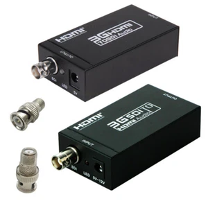 HDMI Extender über SDI BNC F-Typ RG6 Koaxialkabel 1080P 60Hz Video Audio Adapter - Bild 1 von 13