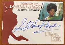 The Women of JAMES BOND In Motion GLORIA HENDRY as ROSIE CARVER AUTO #WA5