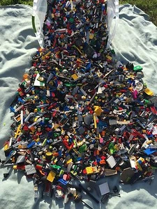 2  POUND Of LEGO'S Bricks part pieces Lot Star Wars City Etc Bulk 100% - Picture 1 of 11