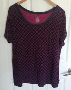 BLUSA George para mujer 2XL XXL 20 manga corta azul rosa ligera elástica - Imagen 1 de 9