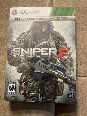 Sniper Ghost Warrior 2 Bulletproof Steelbook Edition (Xbox 360, 2013) - Image 1 of 4