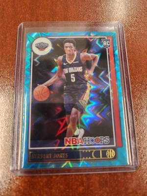 2021-22 Panini NBA Hoops - Herbert Jones #243 Teal Explosion (RC) - Image 1 of 2