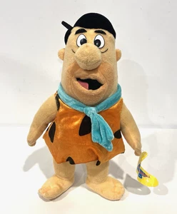 THE FLINTSTONES FRED FLINTSTONE 12” PLUSH STUFFED TOY SIX FLAGS HANNA-BARBERA - Picture 1 of 8