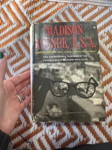 Madison Avenue USA Martin Mayer 1958 hardcover dust jacket - Picture 1 of 13