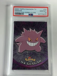 2000 Topps Pokemon #94 Gengar Silver Foil Series 2 PSA 10 ***GEM MINT*** - Bild 1 von 2