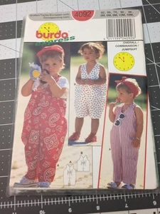 Burda Express Sewing Pattern Uncut Sizes 3M -18M Smoke Free Home - Picture 1 of 4