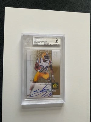 2011 SP Authentic AUTO Autograph GOLD #/15 Ridley GRADED 9 - Image 1 of 2
